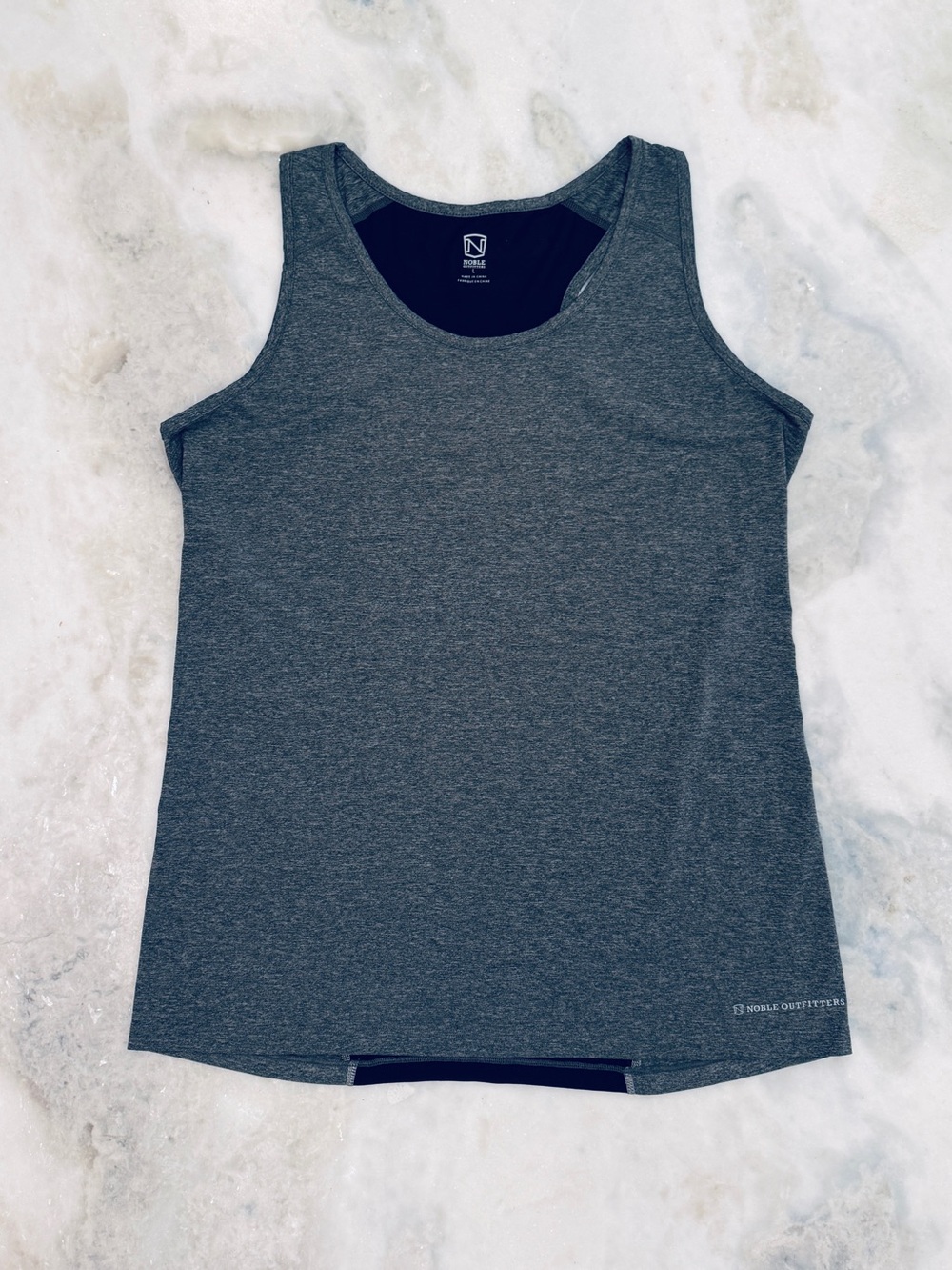 NOBLE OUTFITTERS Racerback Tank Top Sleeveless Shirt L Large